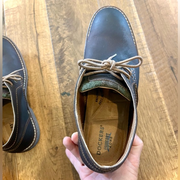 Men's Brown Leather Shoes - Picture 7 of 8